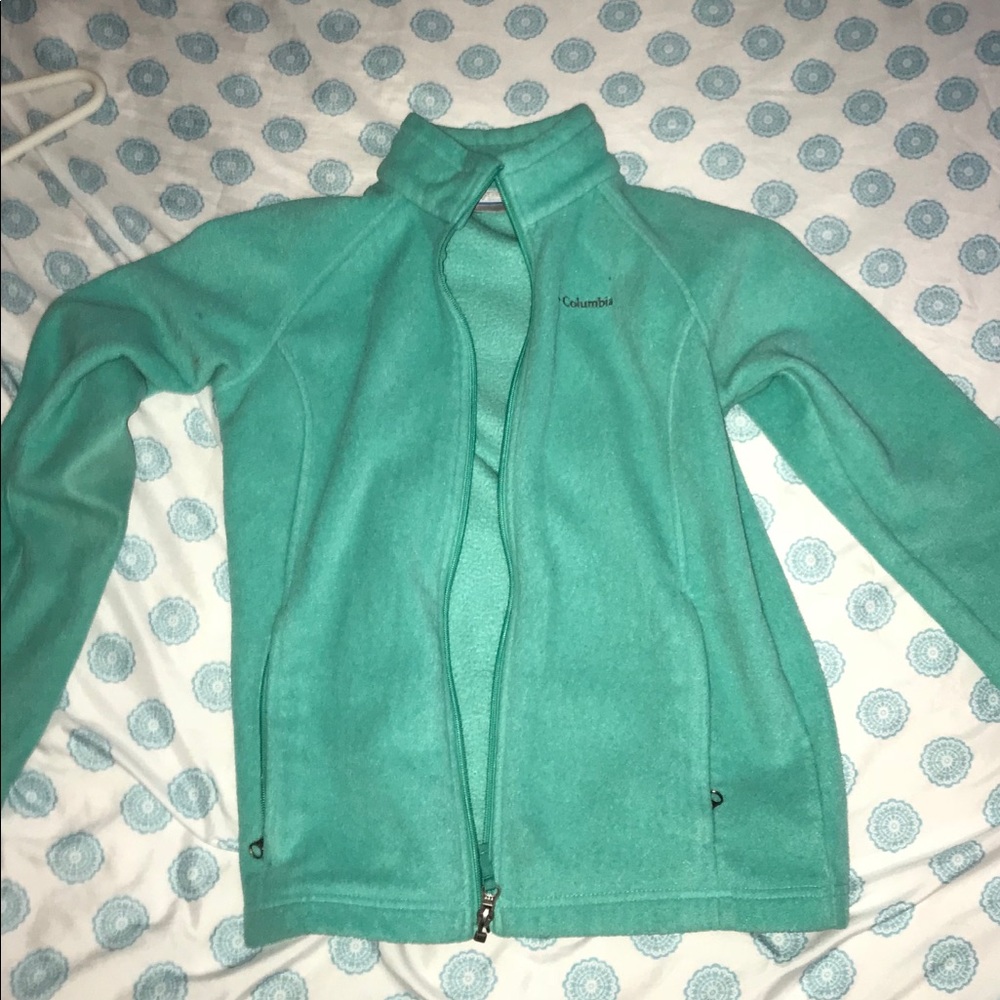 warm fleece Columbia jacket!